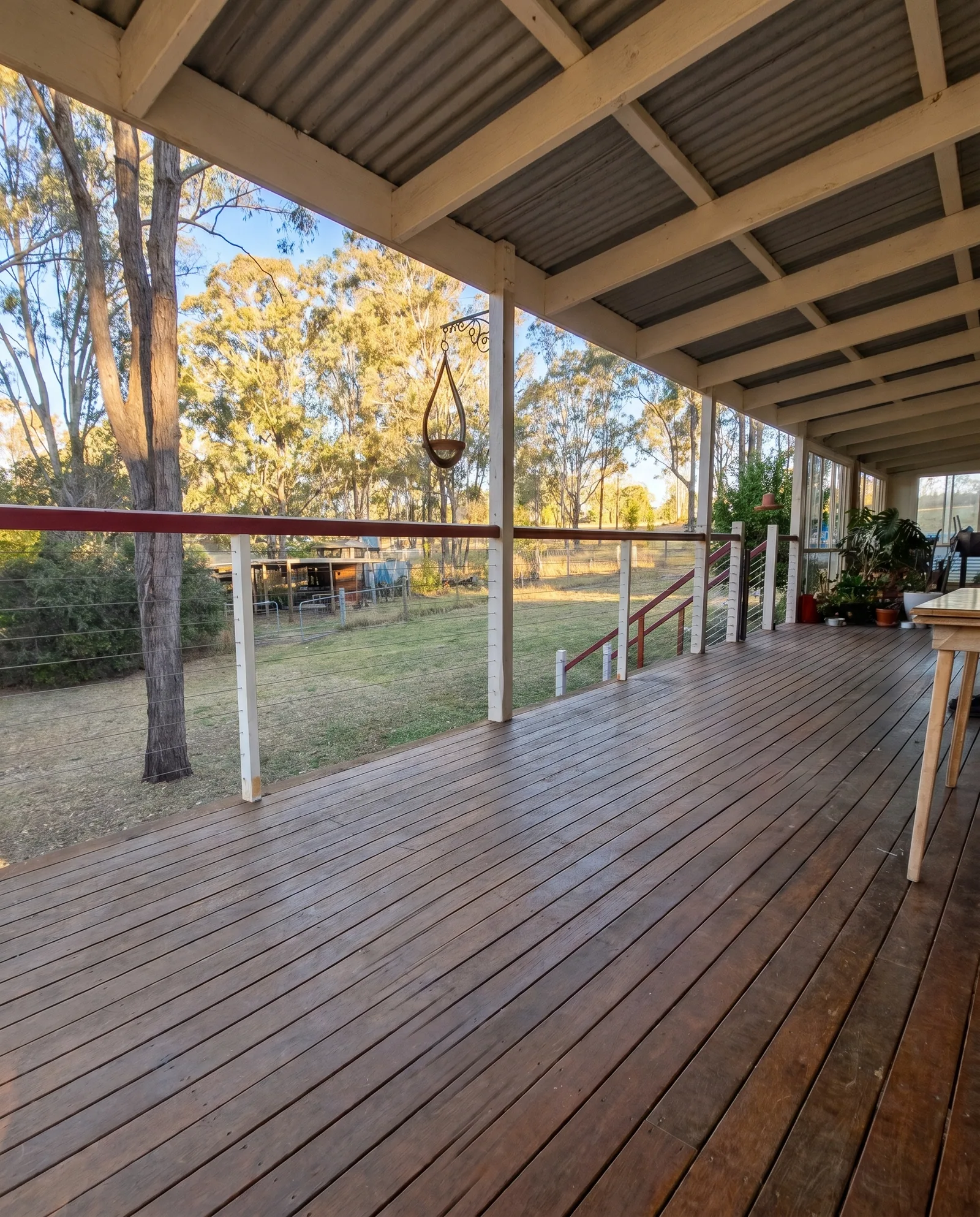 Wraparound rural deck